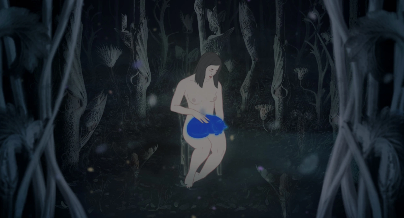 Saules aveugles, femme endormie